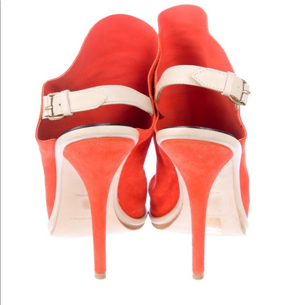 Balenciaga Blood orange suede sandals /hills:5” - Picture 4 of 7